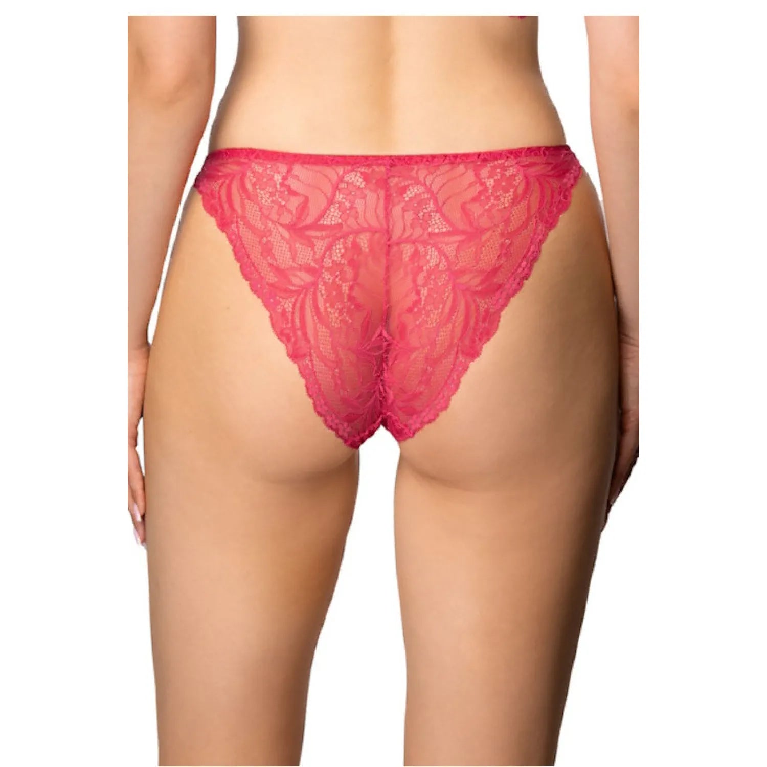 Culotte en dentelle framboise, motif subtil, ajustement parfait, élégance sensuelle, confort quotidien, modèle 219299 Mat.