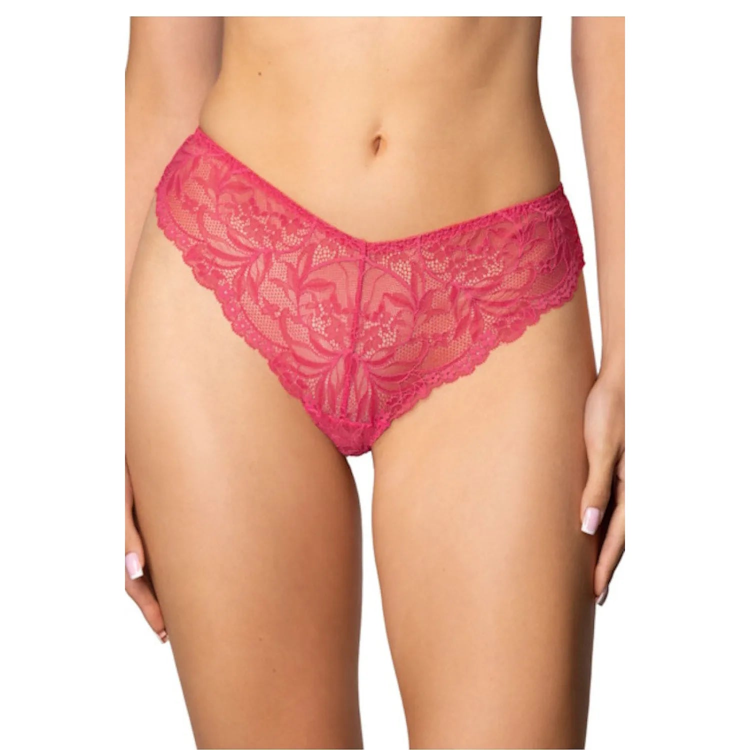 Culottes brésiliennes en dentelle floral rose vif Eternal 219320 Mat femmes lingerie sexy lingerie érotique