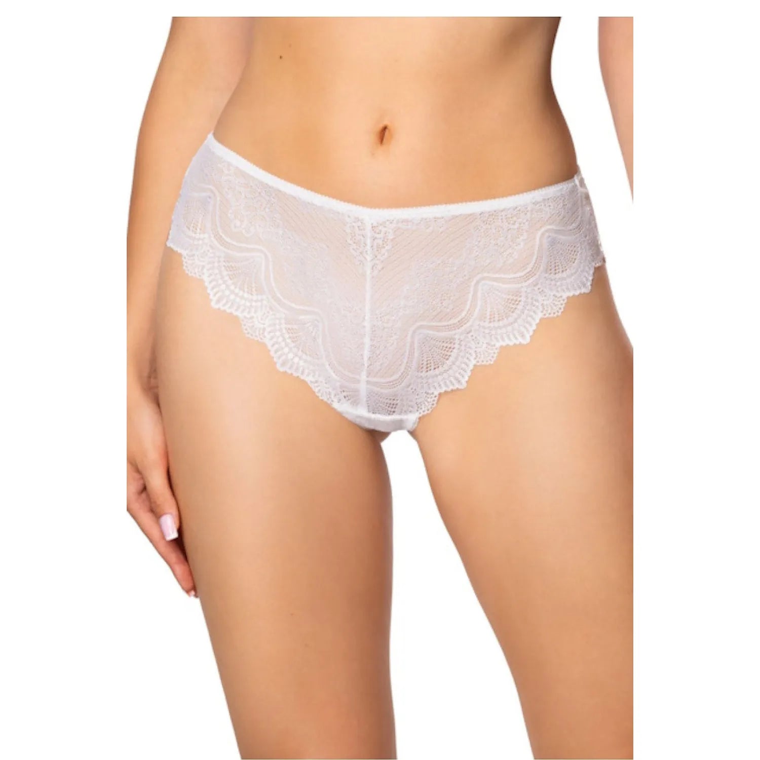 Culottes brésiliennes dentelle blanche Ayrin model 219324 Mat design sensuel confortelage lingerie féminine élégance日常使用