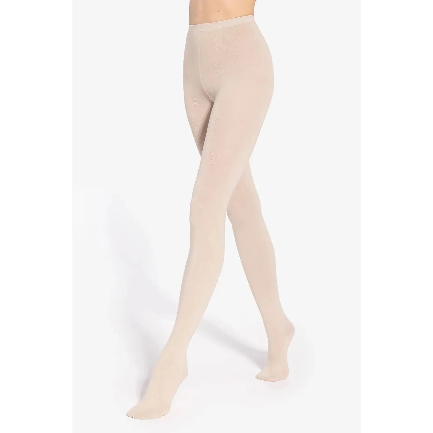 Collant classique couvrant sans couture Celia de Gatta beige élastique confort automne hiver femmes lingerie sexy