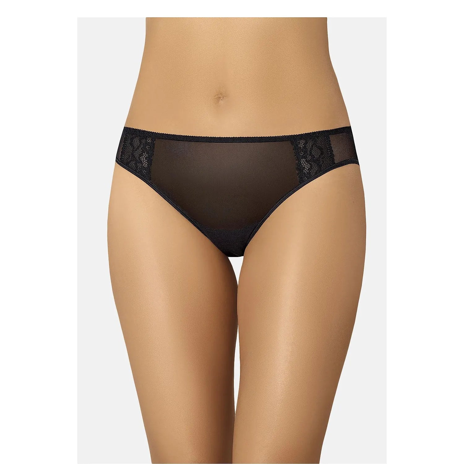 Culottes féminines en dentelle noire classique maille transparente taille basse confort élastique femmes lingerie sexy intime