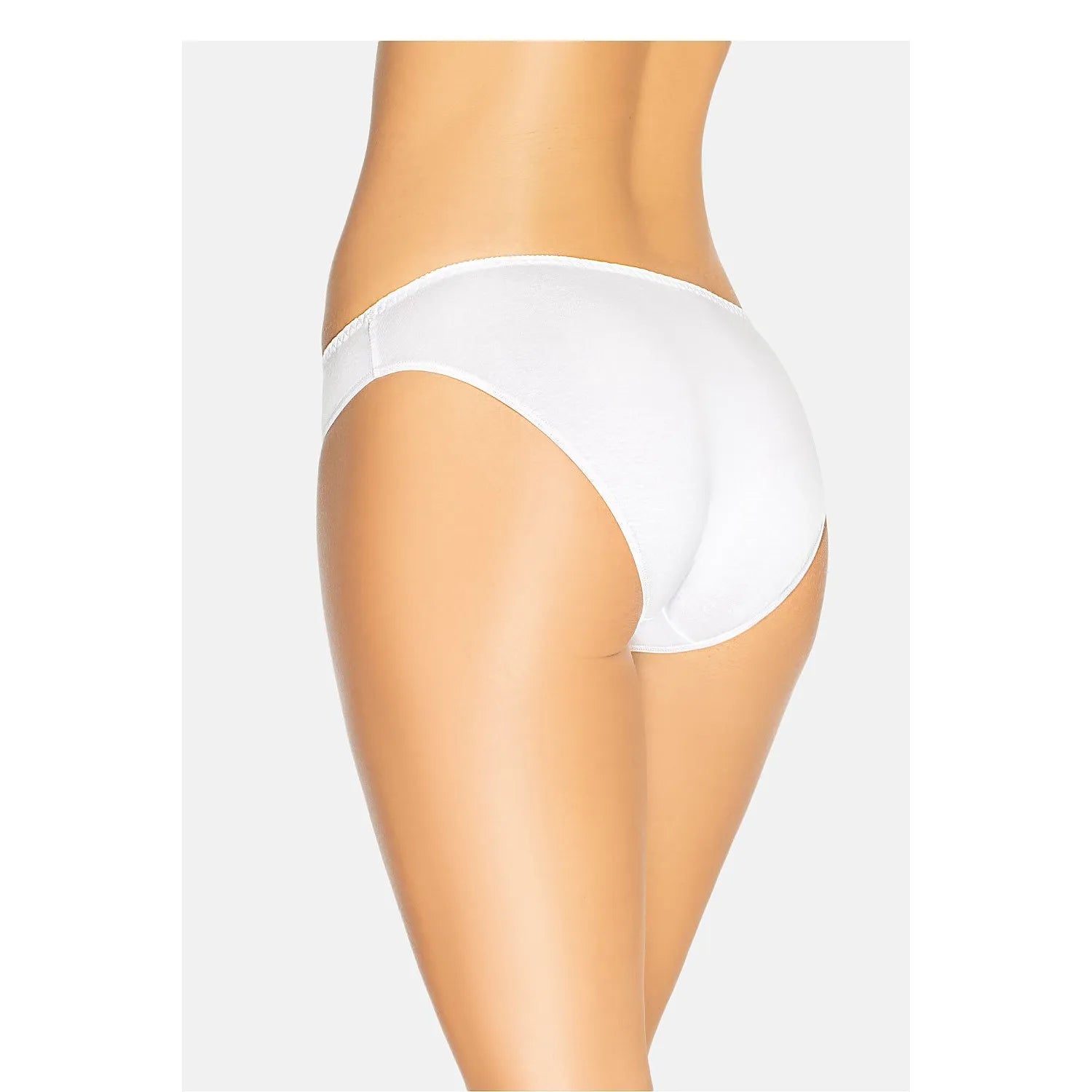 Culottes blanches en bambou Nathalie, coupe bikini, confortables, respirantes, invisibles sous vêtements, hypoallergéniques.