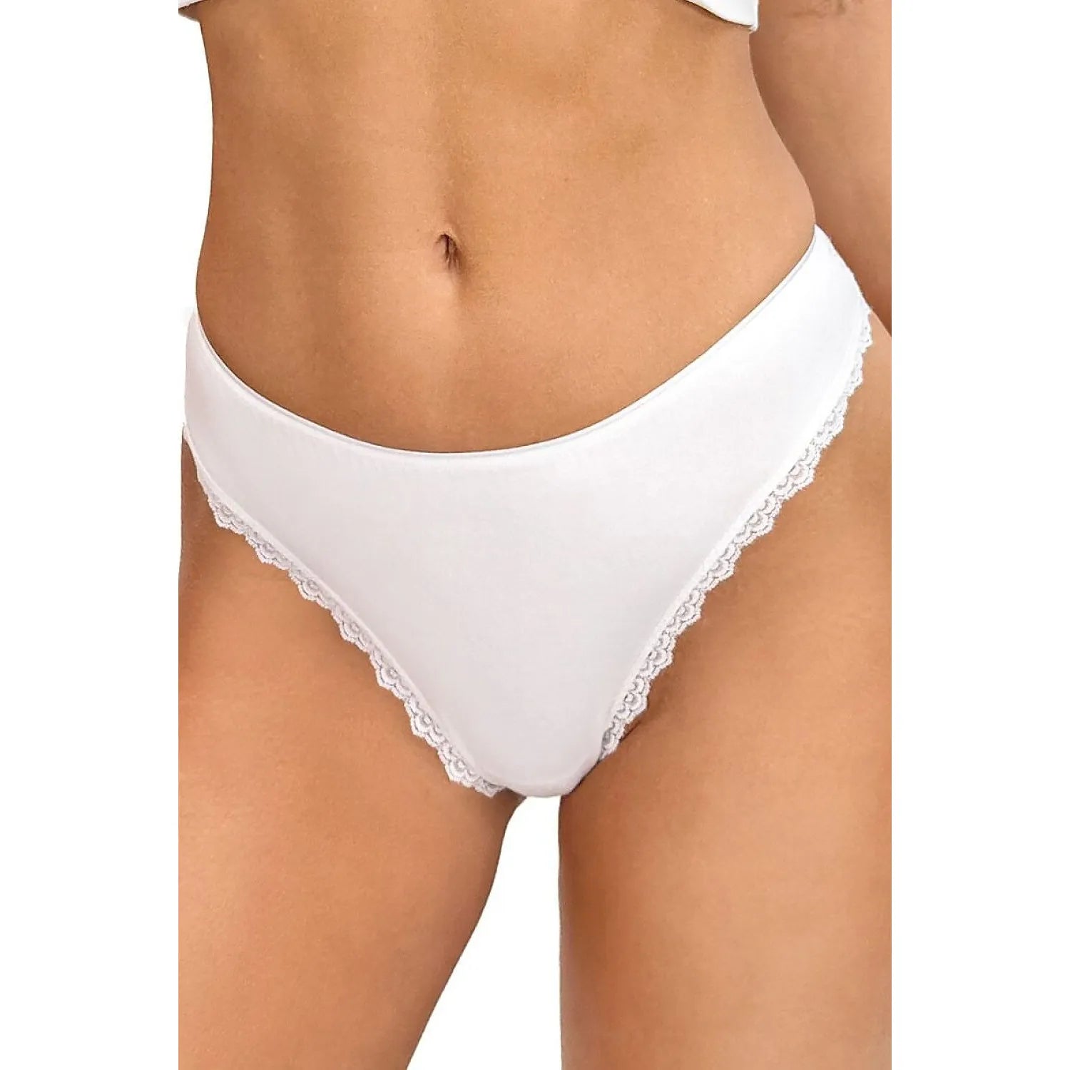 culottes brésiliennes coton noir blanc dentelle confort femme élégante