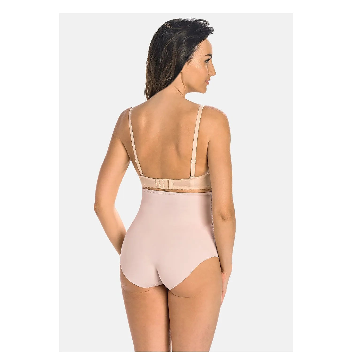 Culotte modelante beige taille haute sans couture Teyli, silhouette affinée, confort et élégance sous vêtements.