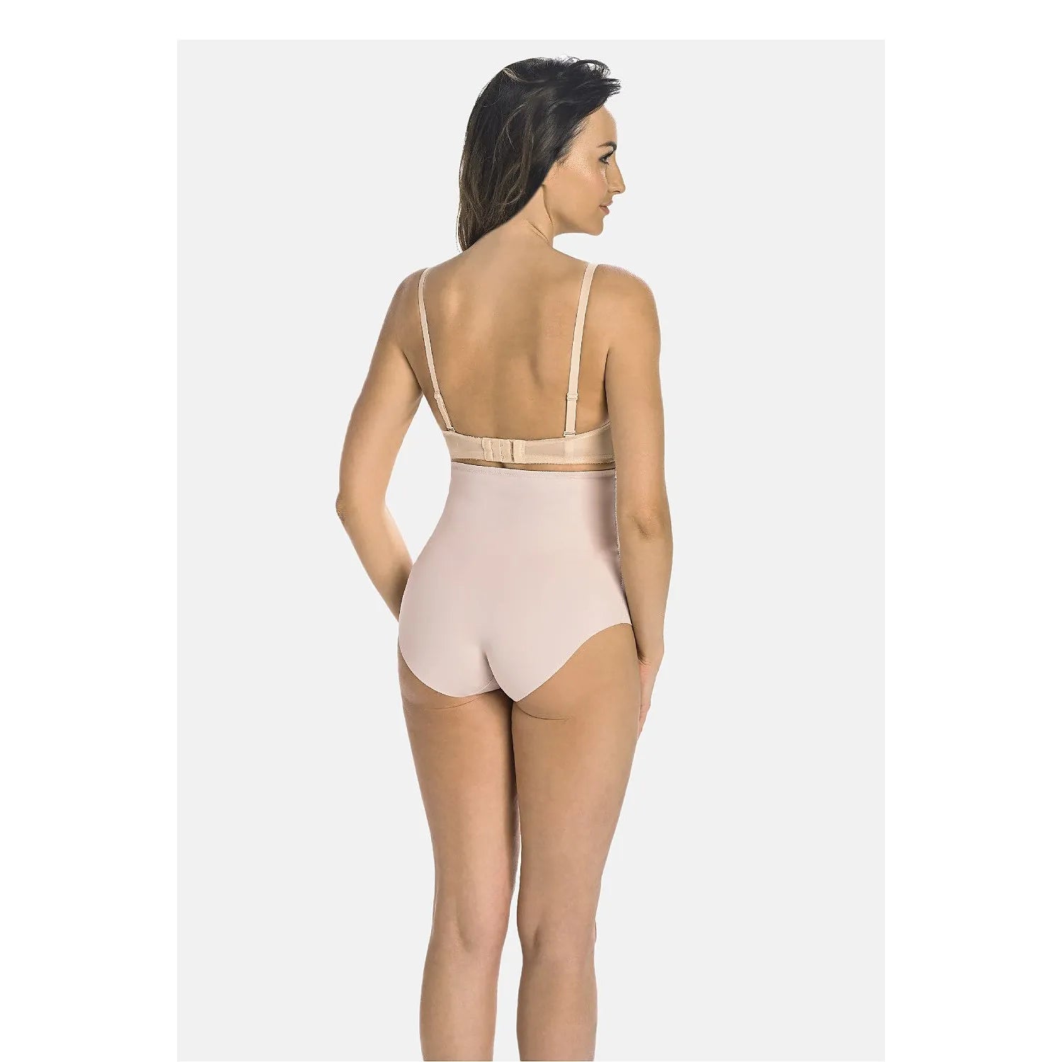 Culotte modelante beige sans couture Teyli 228830, taille haute, silhouette affinée, confort et élégance sous vêtements.