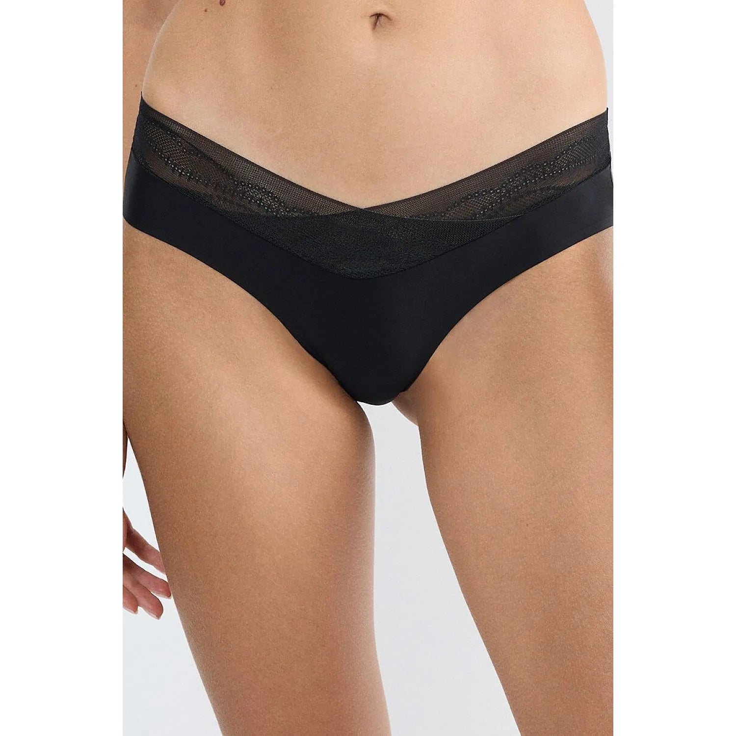 Culottes femmes confort microfibre dentelle recyclée invisibles sous vêtements