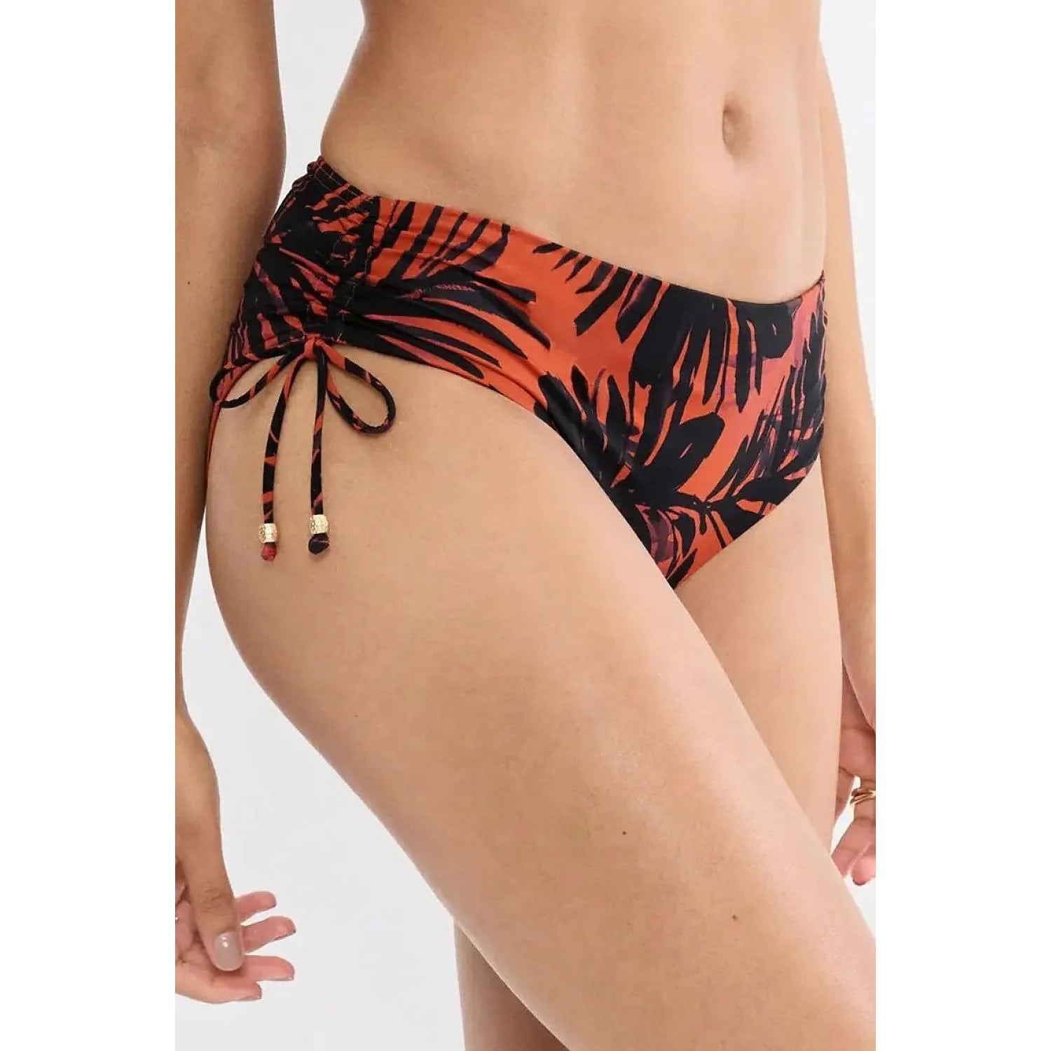 Bas de maillot de bain femme élégant confort détails métalliques recyclé