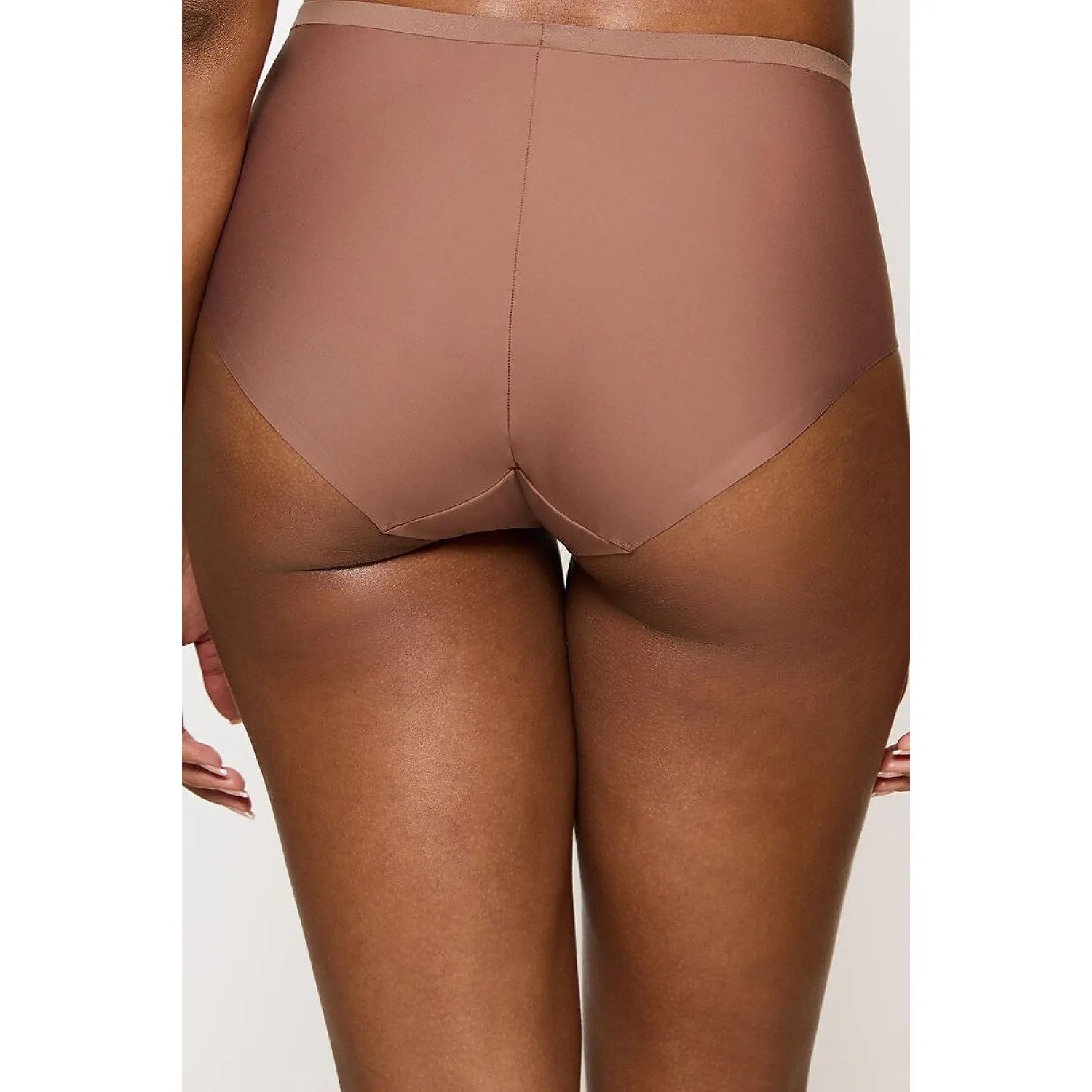 Culotte sculptante maxi Shape Smart marron, effet invisible, confort optimal, silhouette modelée, sous-vêtements femme.