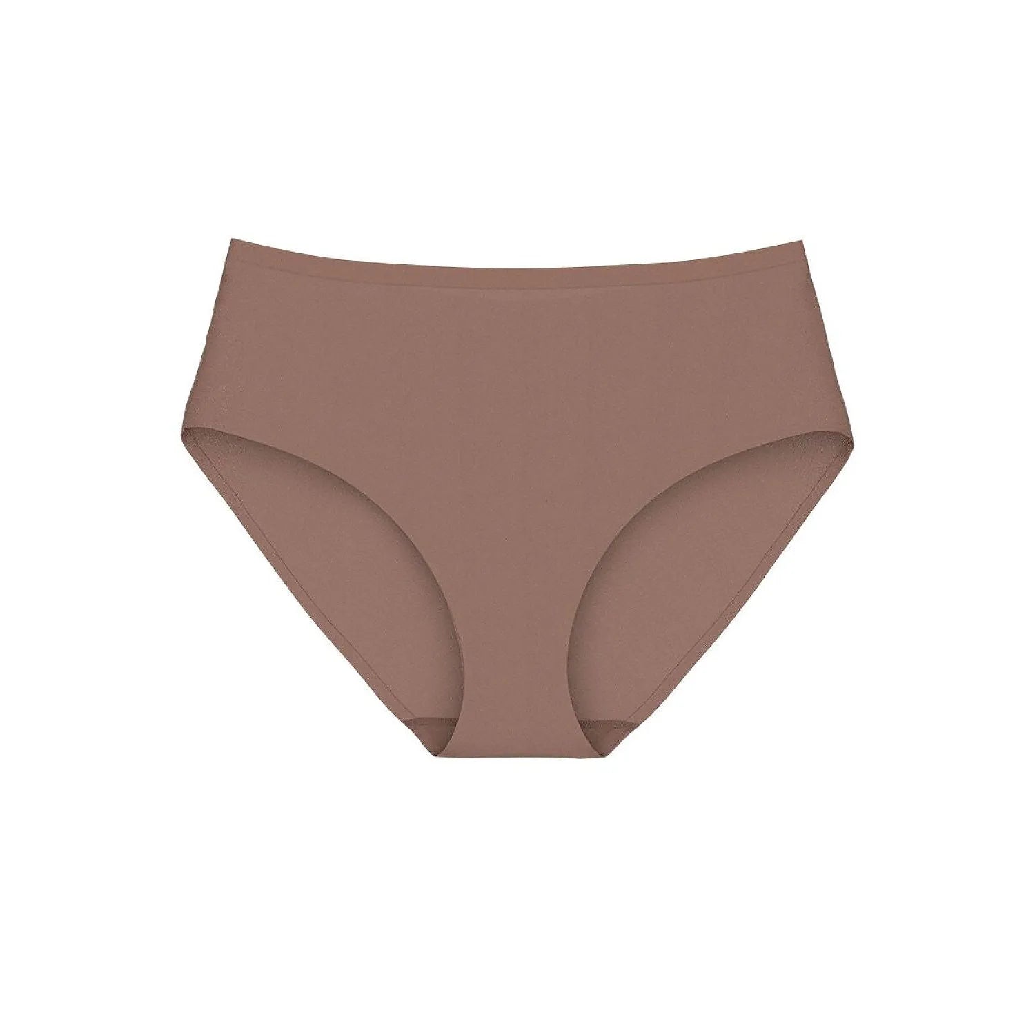 Culottes sculptantes maxi Shape Smart marron, invisibles sous vêtements, confortables et modelantes pour silhouette féminine.