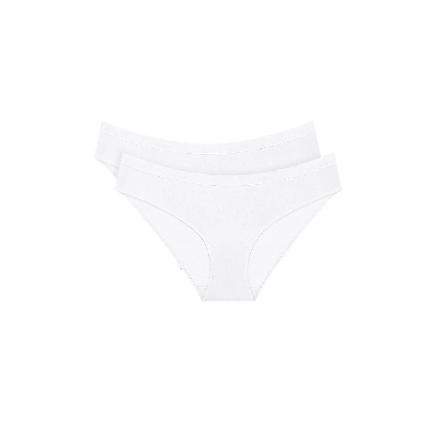 Culottes blanches invisibles modal élastique, confort quotidien, design Tai Triumph, légères et discrètes sous les vêtements.