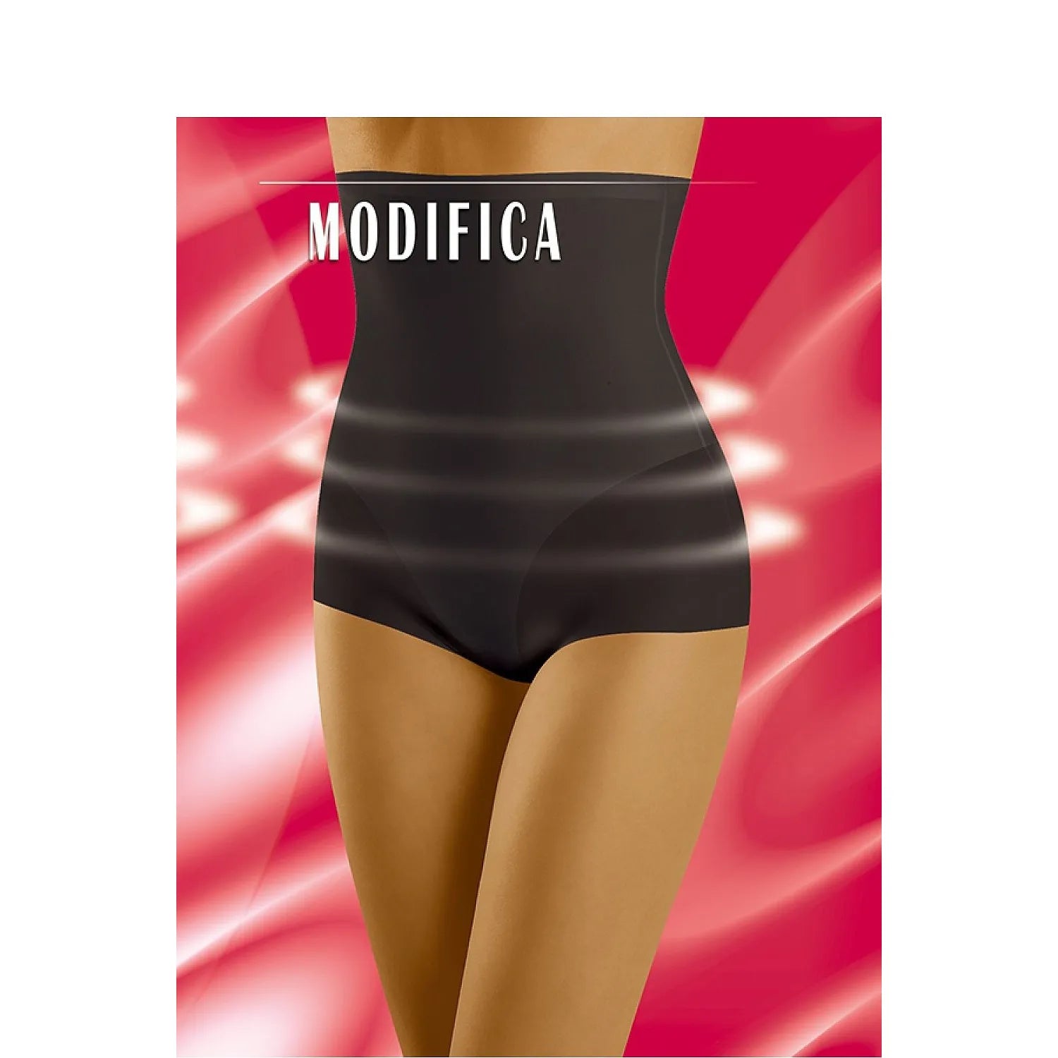culottes taille haute invisibles Wolbar modèle 60865 galbant sculptant silhouette invisibilité laser matière élastique polyamide élasthanne confort noir tailles variées
