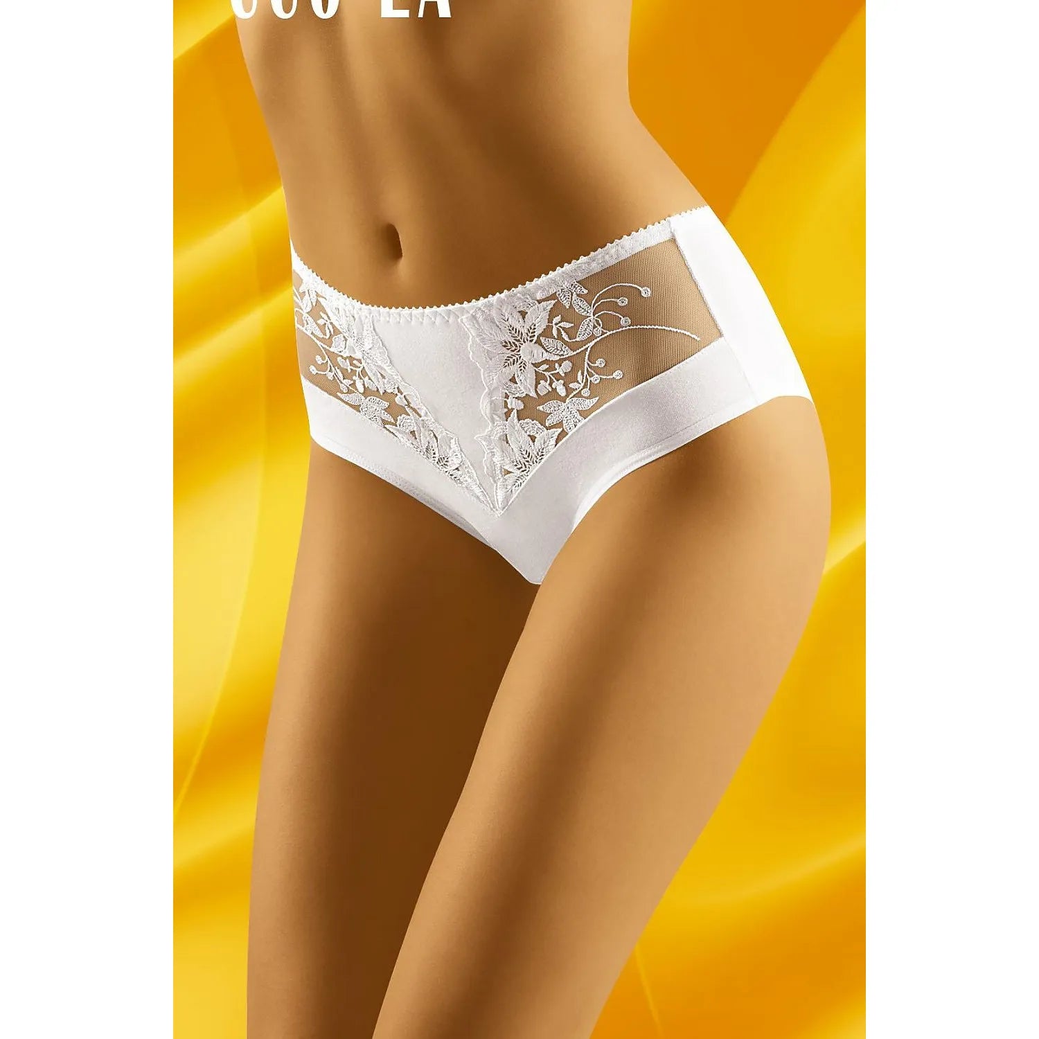 culotte gainante sculptante broderie délicate inserts transparents coton extensible élasthanne respirant confortable quotidienne silhouette affinée invisible taille adaptable Wolbar