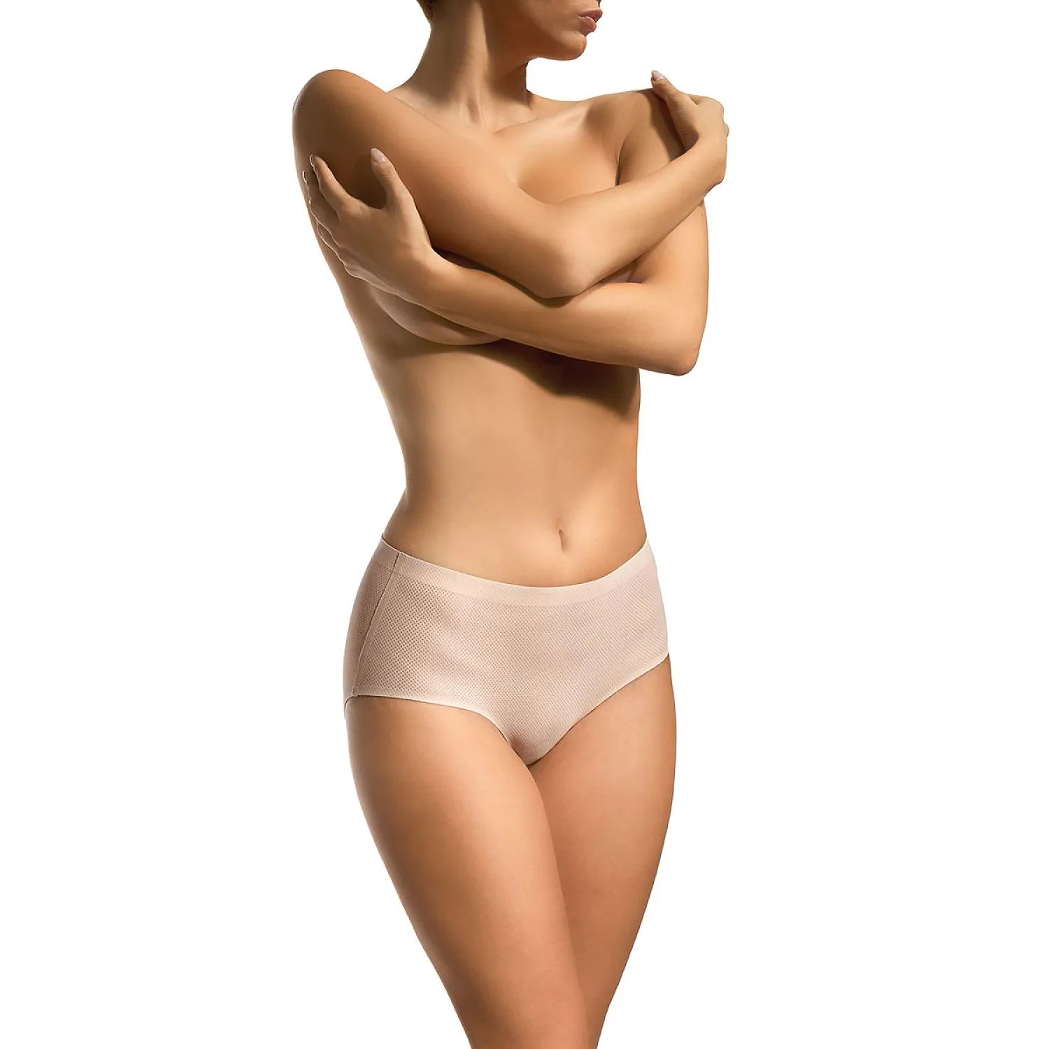 culottes BBL2004 micromaille élastique confort classique beige bordsplats douces extensibles polyamide élasthanne résistantes durables élégantes boîte cadeau