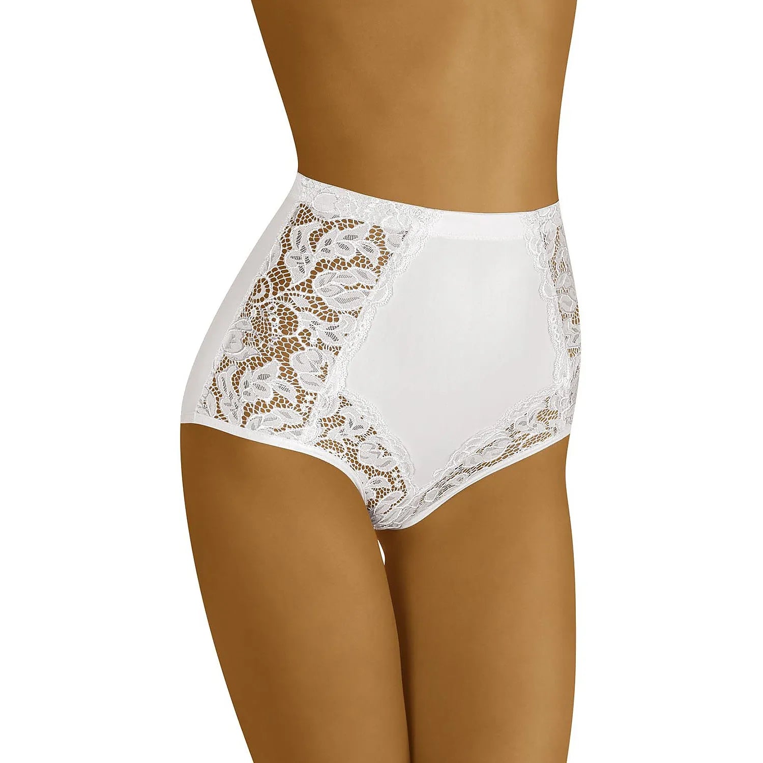culottes gainantes élasthanne polyamide élasticité respirant confortable maintien silhouette affinée invisible tailles variées blanc élégant durable doux extensible discret