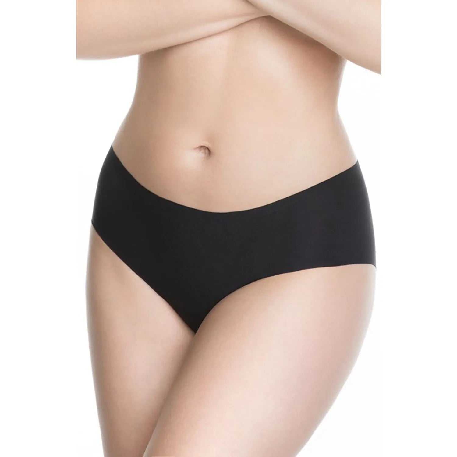 Culotte Julimex Lingerie 143569 Confort Invisible Noire Taille Basse Sans Coutures