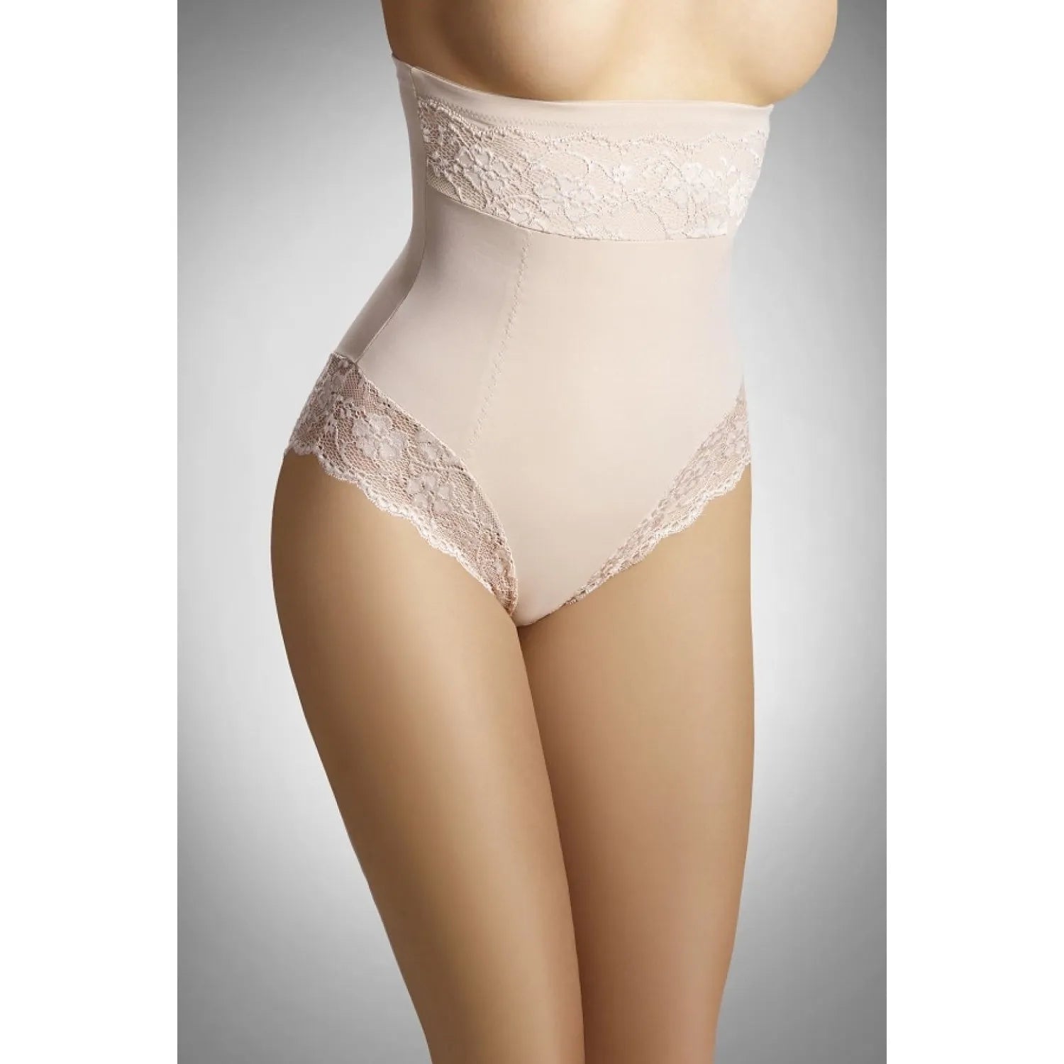 culotte haute taille gainante galbante dentelle polyamide elasthanne confort Eldar élasticité discrète couverture totale renforts coutures 146048 silhouette sublimée