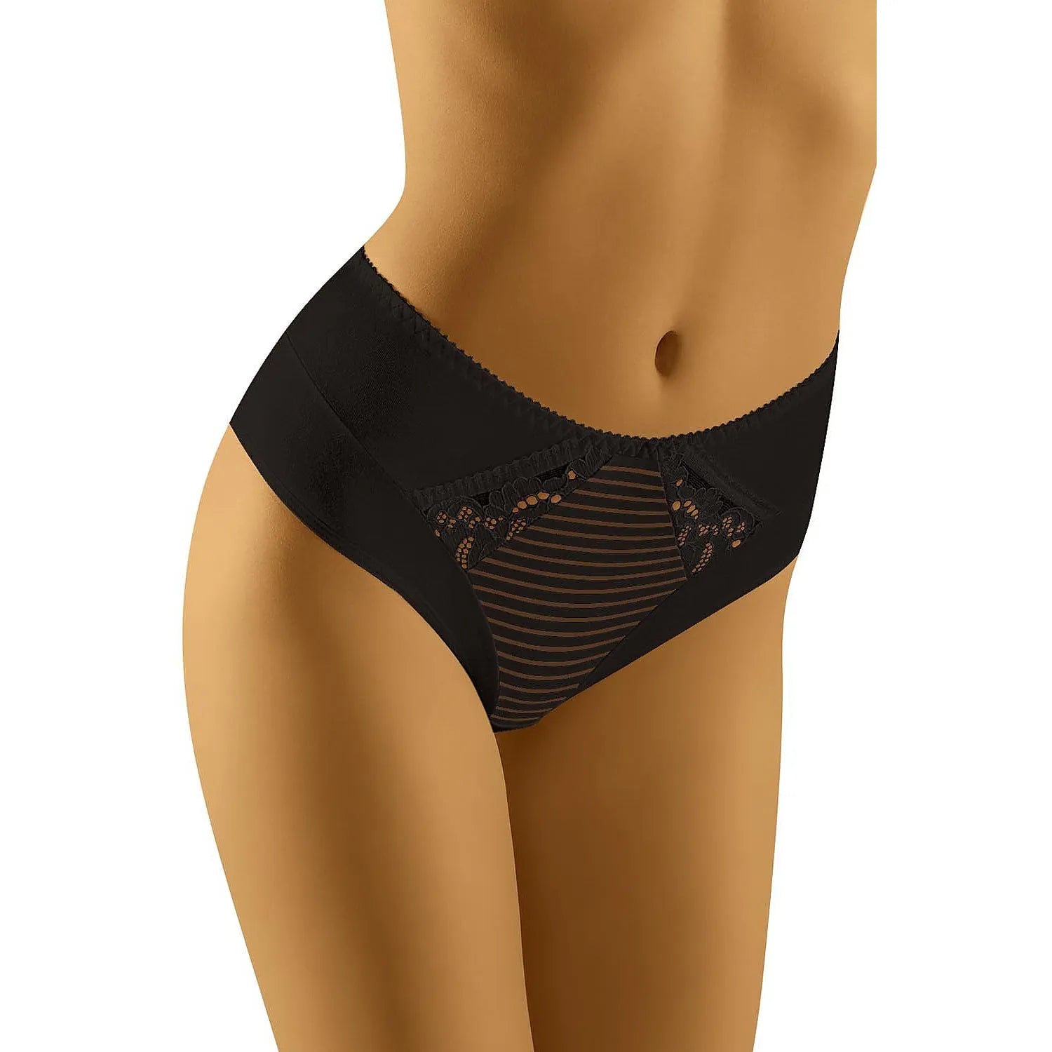 Culotte Wolbar 156589 en coton dentelle floral motif floral lingerie féminine élégante ajustement parfait conforturable tailles L M XL XXL
