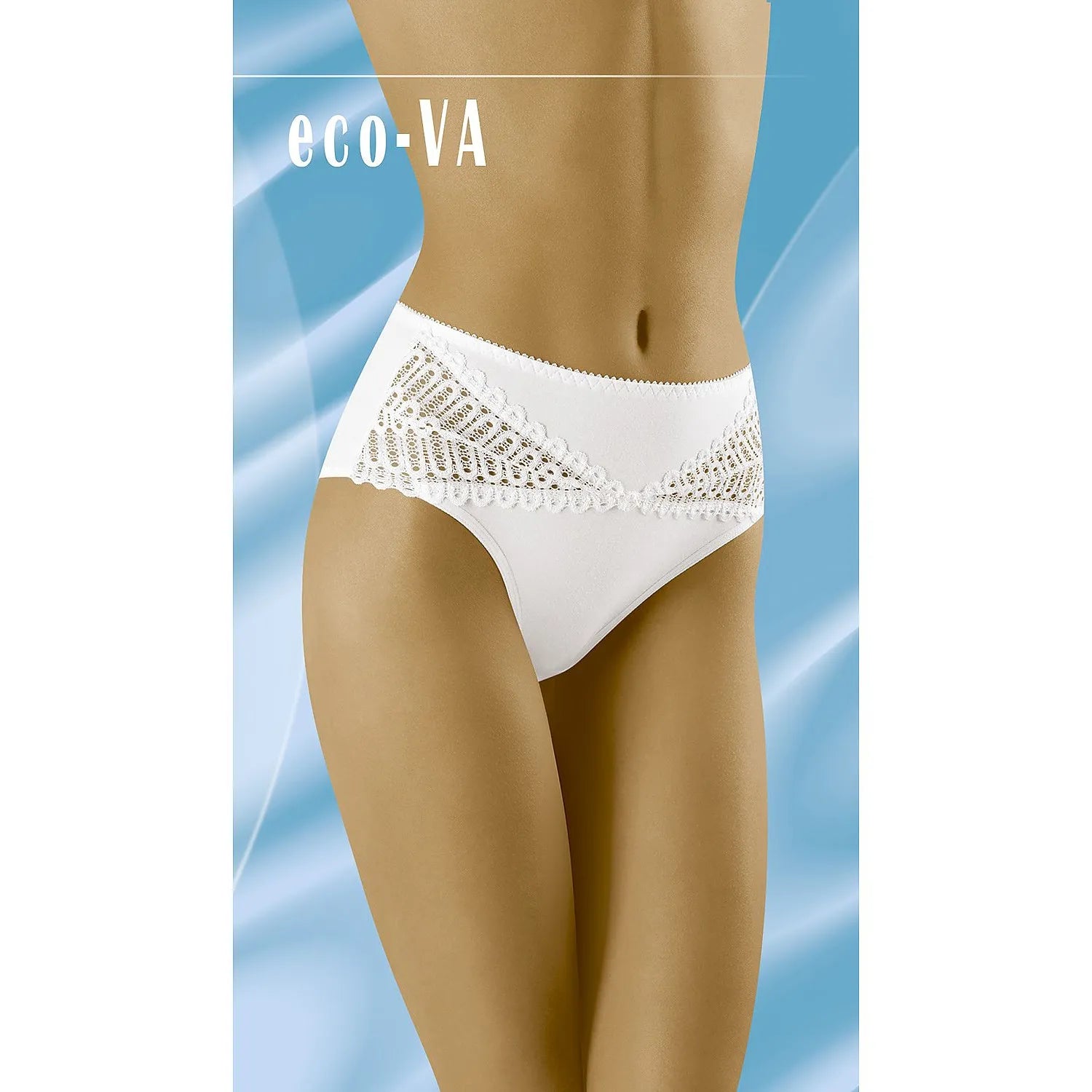 culotte féminine dentelle blanche coton élasthanne polyamide confortable extensible ajustée ceinture élastique bordures douces coupe classique motifs géométriques maintien durable