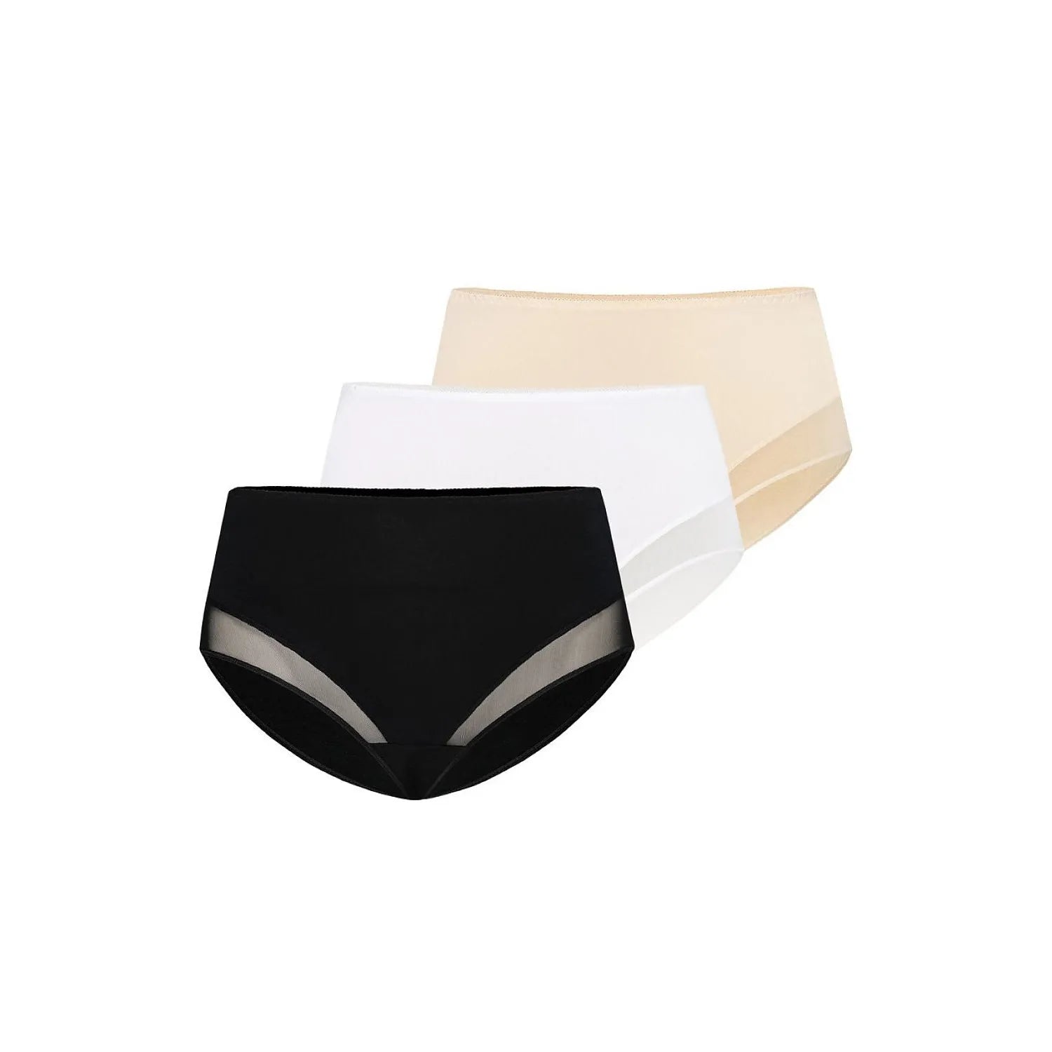 Ensemble de culottes taille haute maille mesh confort élégance discrétion lingerie féminine日常使用 occasion spéciale多 taille disponible
