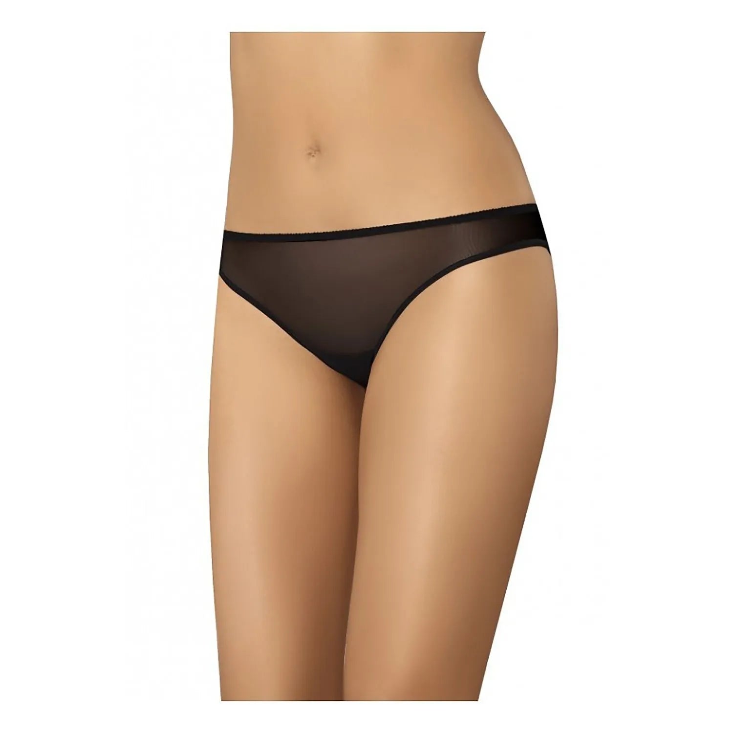 Culottes en tulle noir transparent taille basse, coupe bikini, lingerie féminine élégante et sexy, lot de 3.