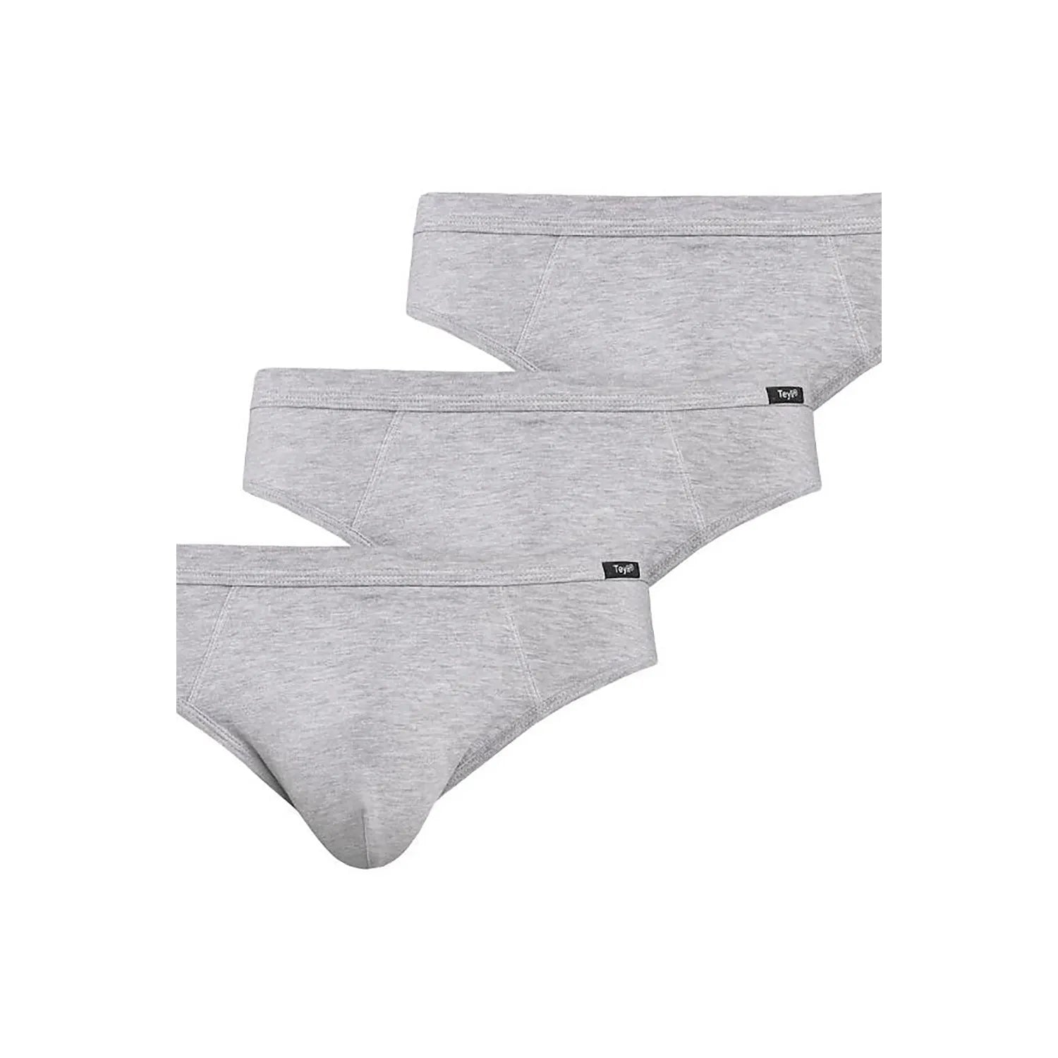 Ensemble de slips hommes Teyli 182953, coton 95% elasthanne 5%, taille ajustée, confort optimal, design épuré, multi-packs économiques