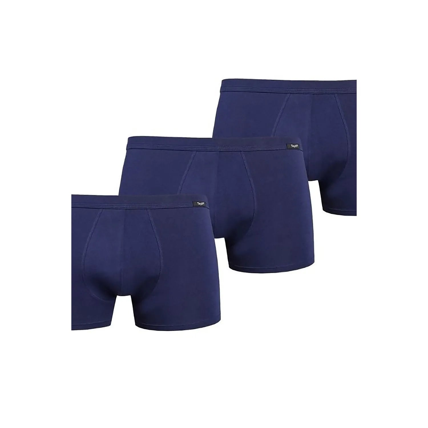 Ensemble de caleçons homme Teyli modèle 182964 confortables coton élasthanne taille personnalisée conception moderne bleu marine cadeau idéal