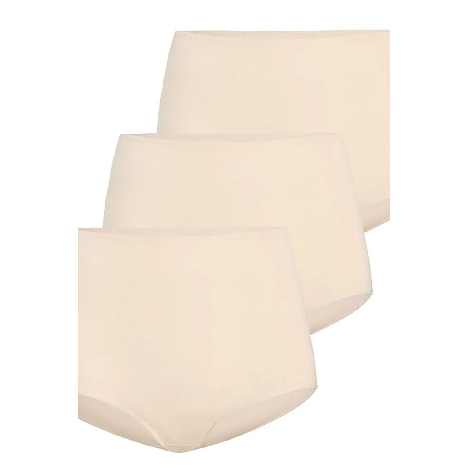 ensemble culottes coton taille haute beige doux respirant élasthanne extensible sans couture maintien couvrant discret confortable