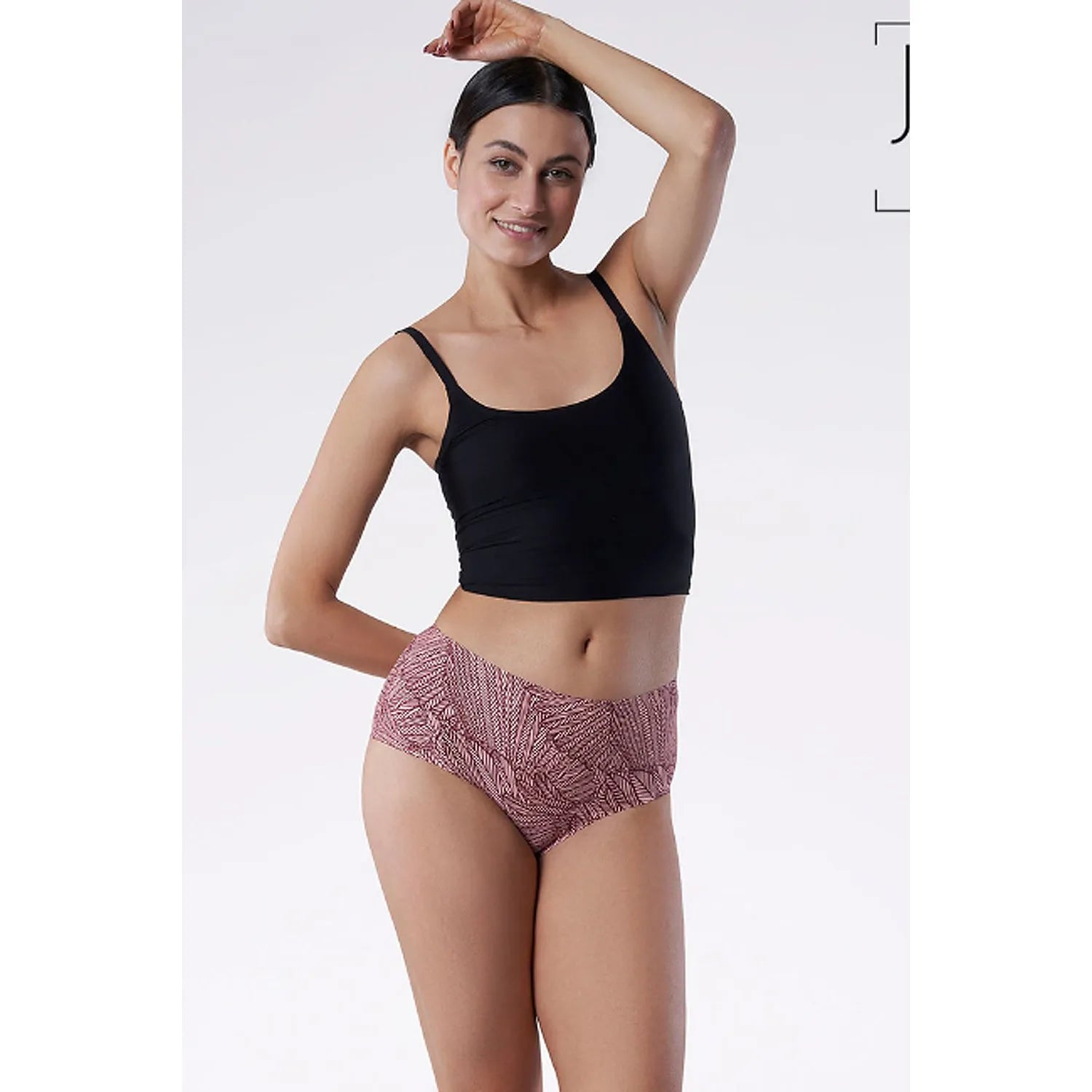 Culottes Julimex model 186435 Taille haute Femme confort Coupe ample Insert hygiénique Silicone doux Design Invisible Line