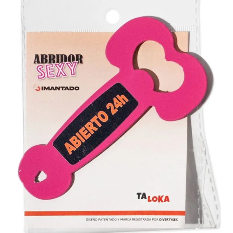 décapsuleur phallique noir magnétique aimanté métallique robuste drôle ludique subversif compact pratique cadeau humoristique festif original insolite provocateur