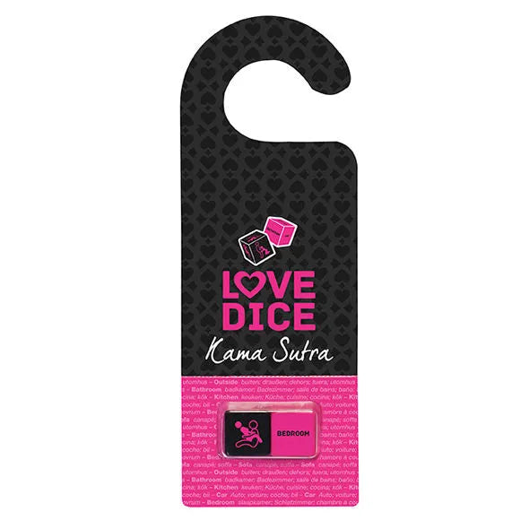 Dés érotiques positions sensuelles hasard lancers lieux insolites emballage transformable panneau porte intimité complicité ludique coquine