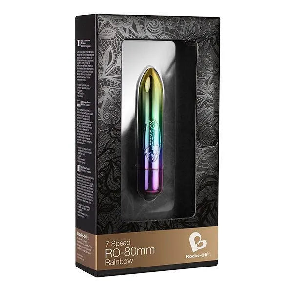 Œuf vibrant multicolore, 7 vitesses, submersible, dans emballage noir élégant, édition limitée, compact et ergonomique.