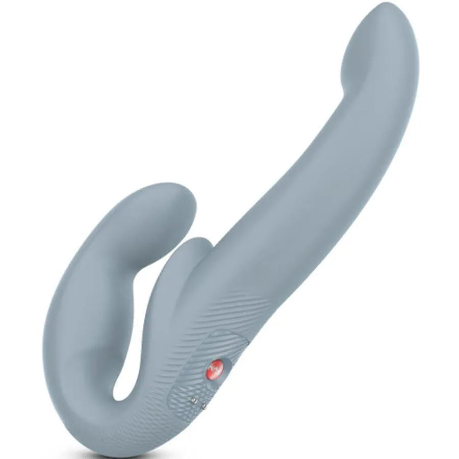 double gode vibrant sans harnais écologique rechargeable trois vitesses cinq modes vibrations ergonomique hypoallergénique imperméable stimulation prostatique vaginale pelvienne
