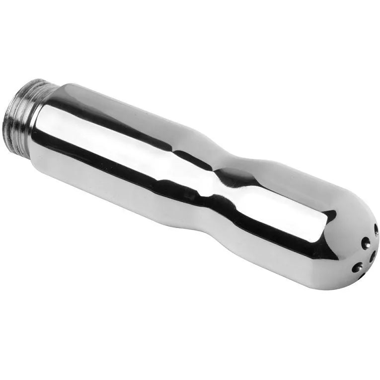 Douche anale vaginale acier inoxydable 10cm ergonomique hygiène intime durable stimulation confort compatible universel nettoyage complet