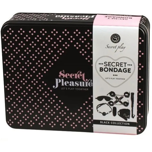 ensemble bondage bdsm cuir synthétique noir réglable confortable sécurisé débutant expert menottes fouet bâillon corde masque collier rembourré