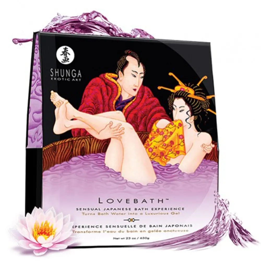 Bain Japonais Lotus Sensuel Sels Perles Gelée Soyeuse Hydratantes Parfum Enivrant Couleurs Relaxantes Peau Nourrie Dissolvable Sûr