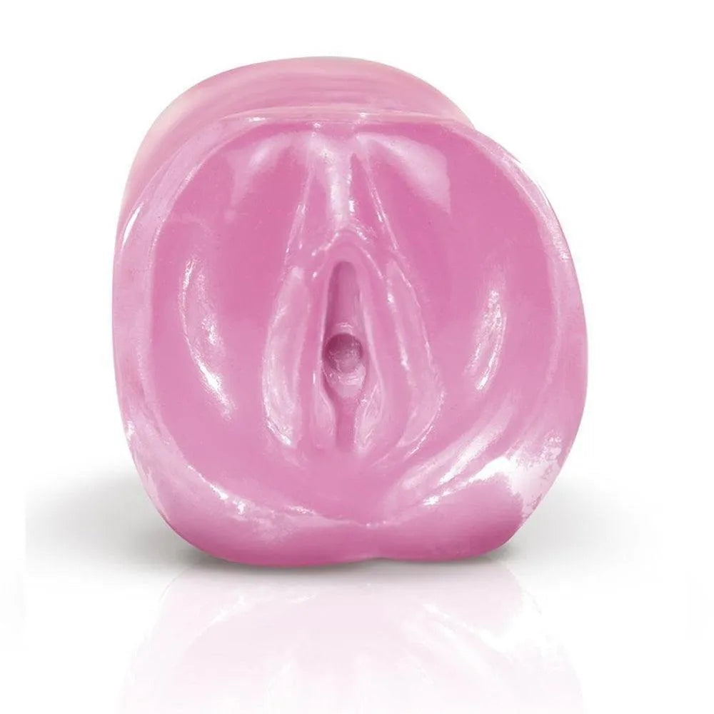 gaine masturbateur réaliste futuriste humide gelée souple texture hyperréaliste ouverture lèvres détaillées nervurée ergonomique prise intensité lotion hydratante
