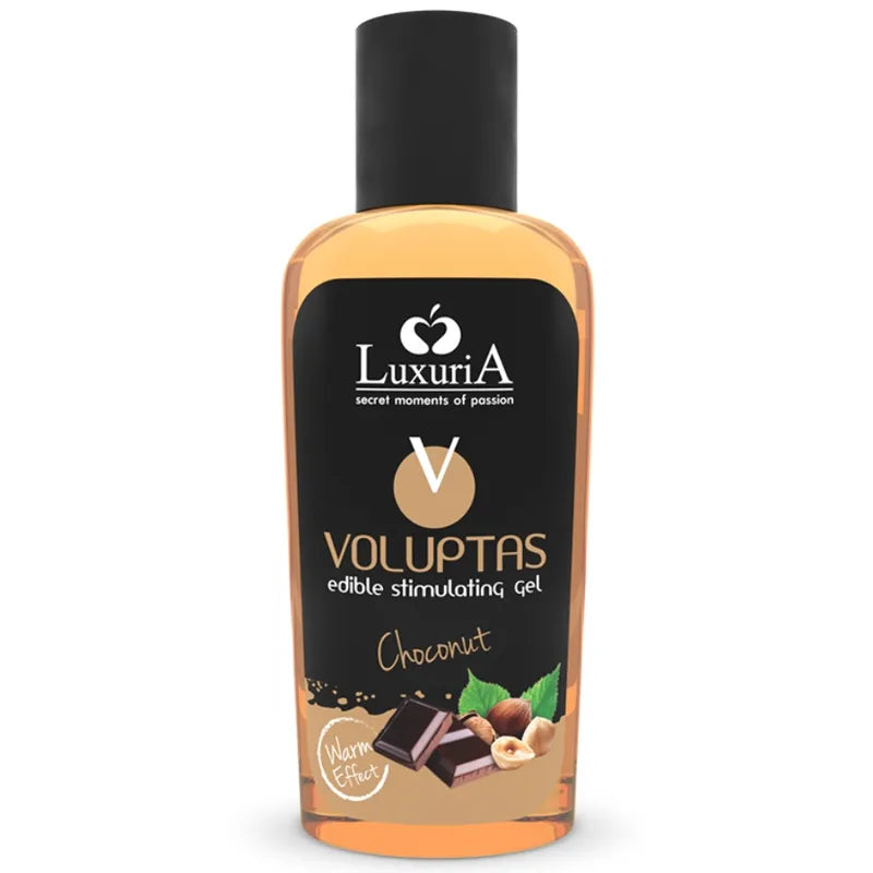 gel massage comestible chocolat chauffant sensoriel savoureux hydratant régénérant sensuel stimulant compatible latex sûr testé dermatologiquement aphrodisiaque