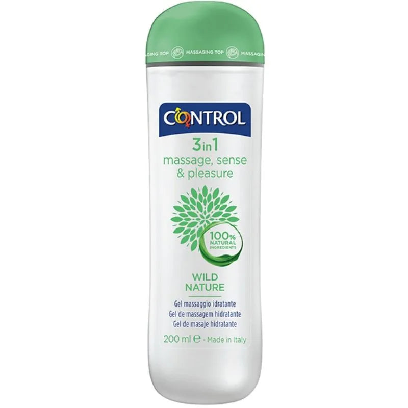 gel massage hydratant naturel triple action hypoallergénique compatible préservatifs texture douce application 200ml usage intime couple respectueuse apaisant