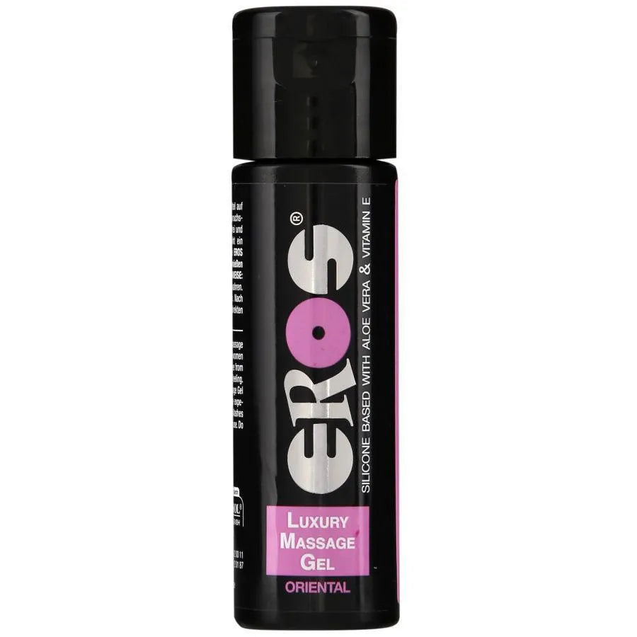 gel massage oriental luxe féminin mandarine bois santal vanille noix coco silicone aloe vera vitamine E nourrissant glissant sensuel voyage