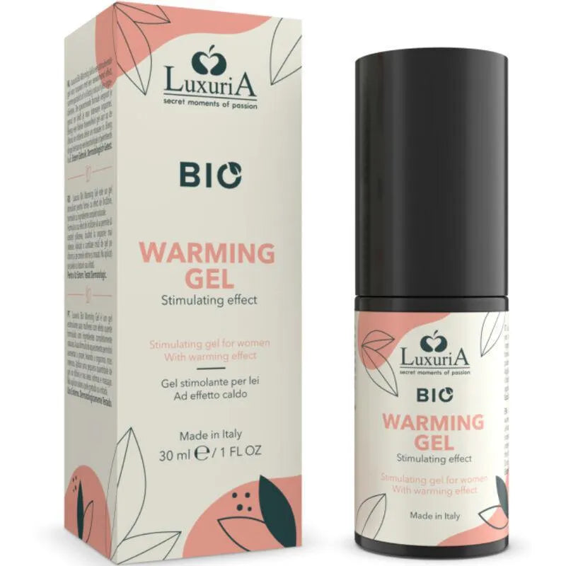 Gel féminin bio effet thermique stimulant naturel biologique chauffant délicat intensifiant sensibilité stimulation intime compatible latex testé dermatologiquement écologique