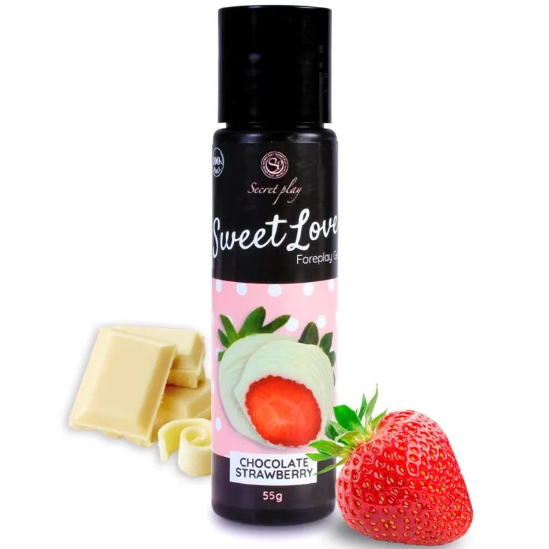 gel lubrifiant comestible érotique saveur douce onctueux soyeux gourmand sensations intimes base eau compatible préservatifs jouets hygiénique flacon