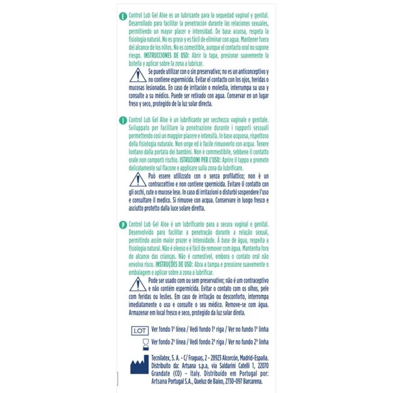 Gel lubrifiant intime aloe vera, tube 75ml, vert et blanc, hydratant, apaisant, compatible préservatifs, hypoallergénique.