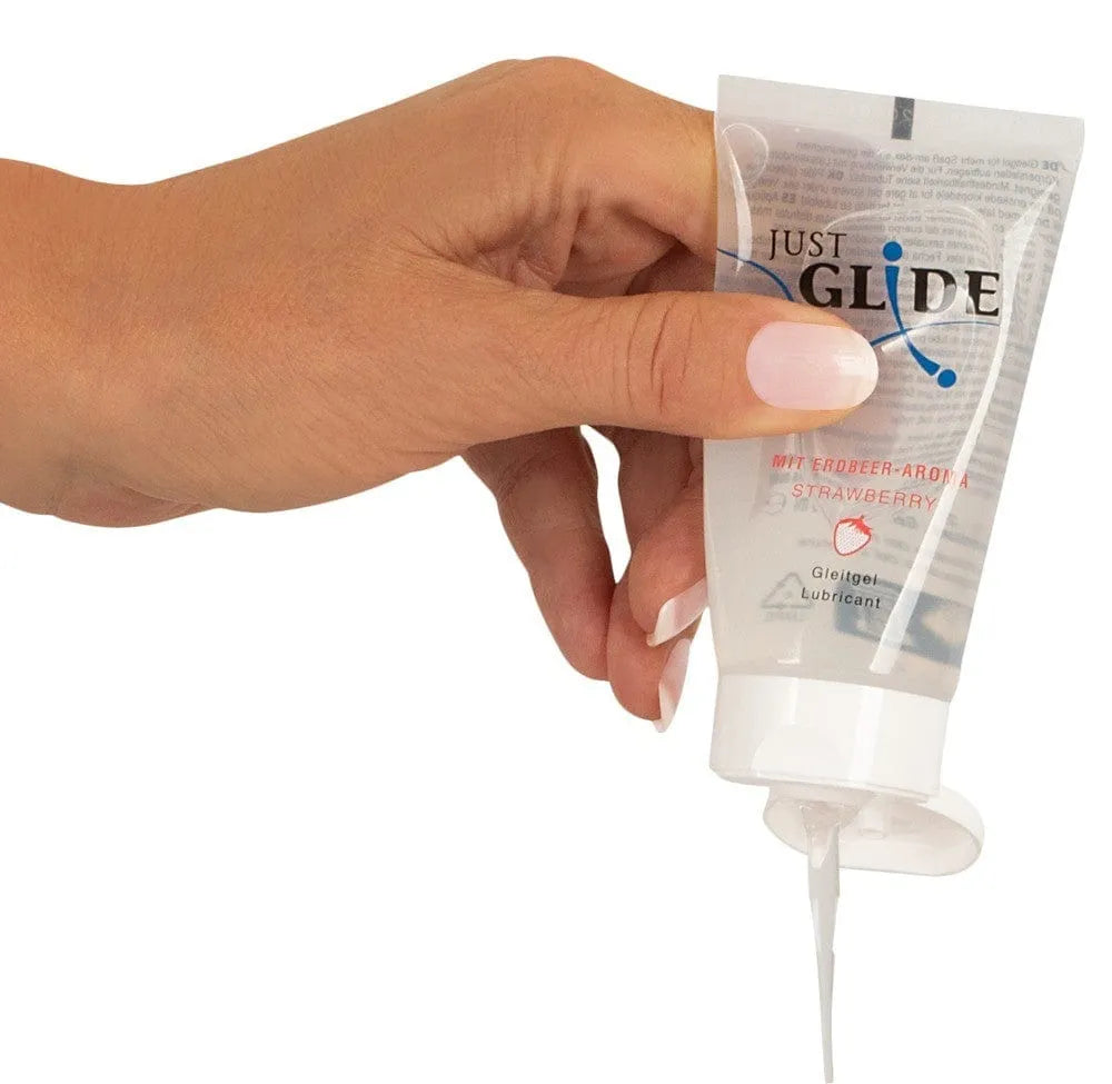 Gel Lubrifiant Fraise À Base D'Eau 200Ml