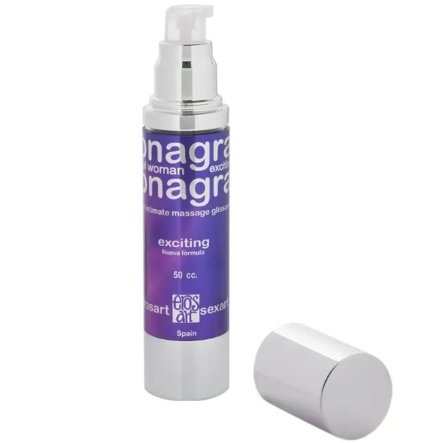 gel massage intime onagre intensificateur plaisir sensations sensibilité orgasmique chauffant rafraîchissant picotement glissant soyeux nourrissant vasodilatateur aphrodisiaque