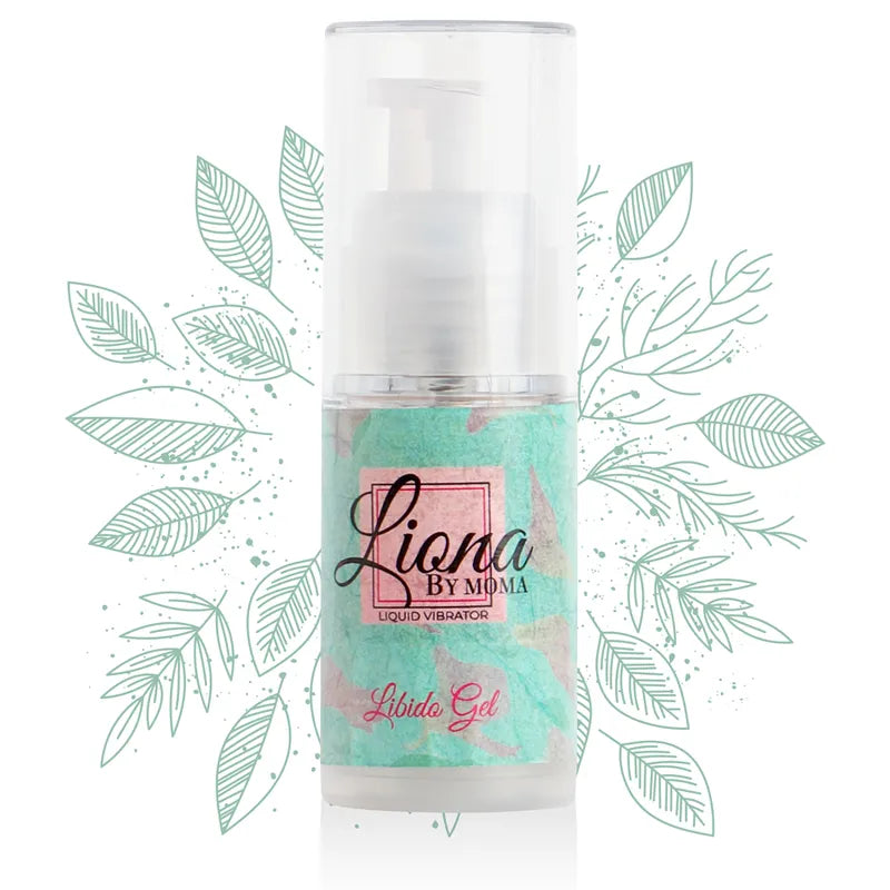 Flacon de gel intime hydratant 15ml, couleur turquoise, pompe transparente, formulation naturelle avec aloe et gomme guar.