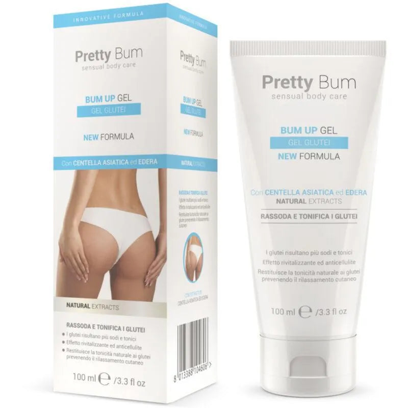 gel tonifiant naturel fesses fermes centella lierre anticellulite élasticité peau tonique revitalisant massage quotidien testé dermatologiquement usage externe 100ml
