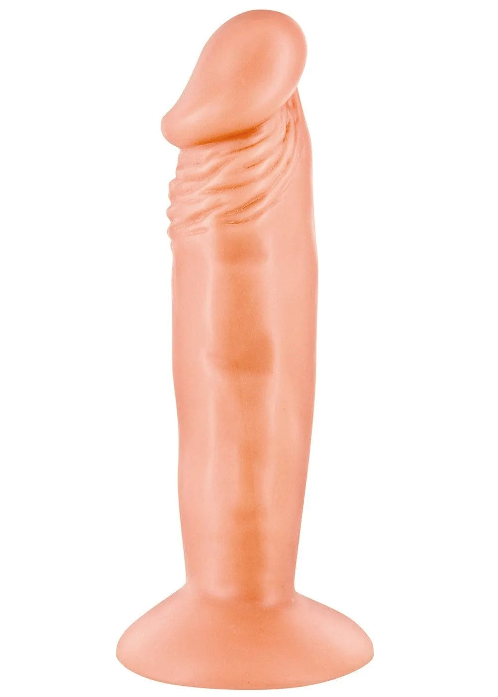 Gode réaliste en silicone souple, couleur chair, texture douce, ventouse puissante, 16cm longueur, 3.7cm diamètre.