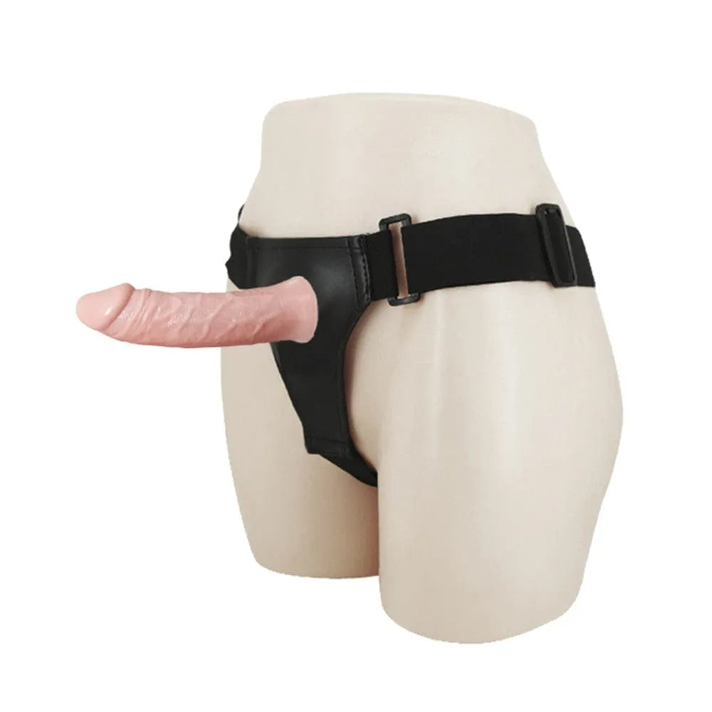 gode ceinture vibrante harnais ajustable creux télécommande pratique stimulation intense sansphtalates hypoallergénique ergonomique discret alimenté piles