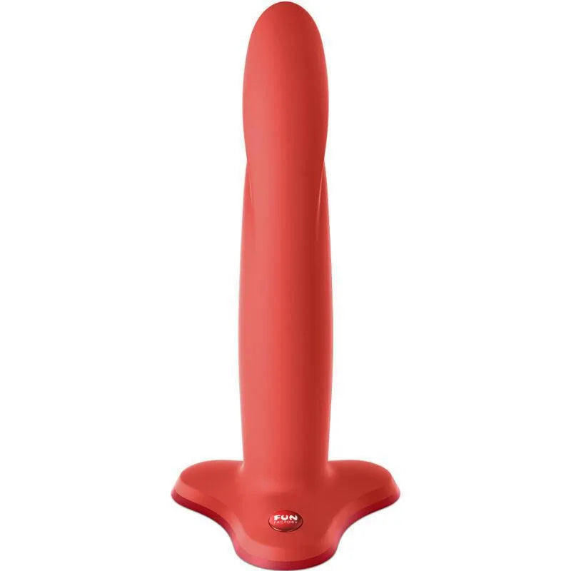 gode flexible malléable massage précis pointg prostate compatible harnais hypoallergénique nonporeux tige fine pointe effilée base ventouse longueur18cm diametre32mm poids169g