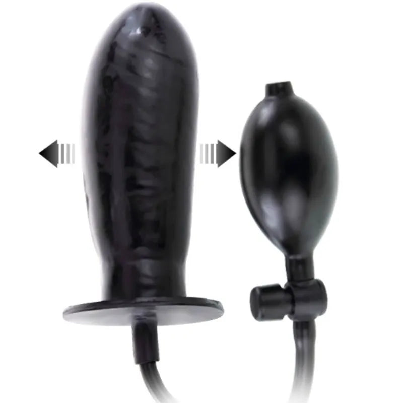 gode gonflable latex résistant durable ergonomique pompe manuelle réglable taille variable libération rapide sensation intense orgasmique utilisable solo duo